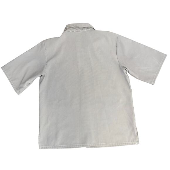 BonWorth sz MEDIUM vintage embroidered lighthouse striped button up shirt - Picture 2 of 10